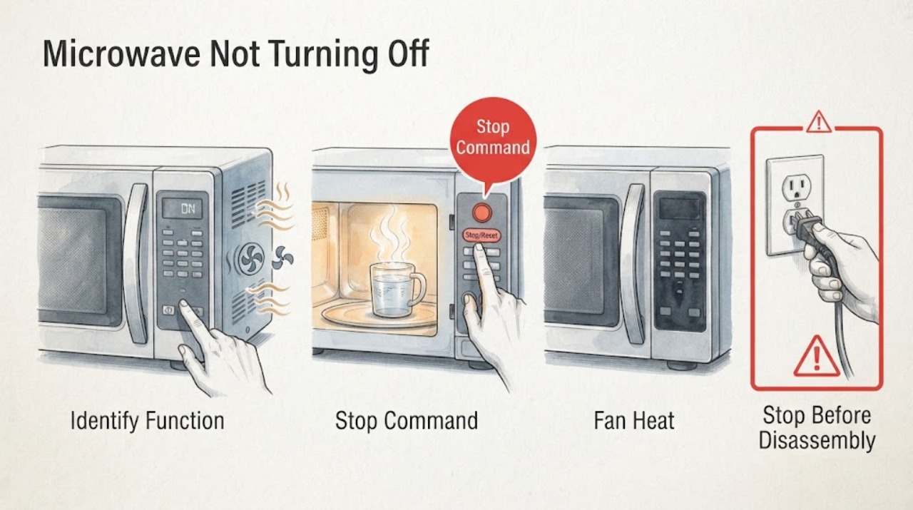 Microwave Not Turning Off