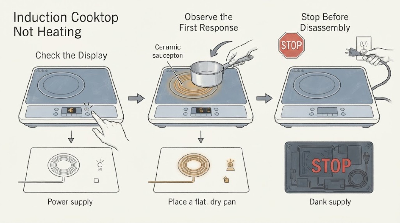 Induction Cooktop Not Heating