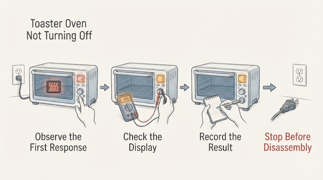 Toaster Oven Not Turning Off