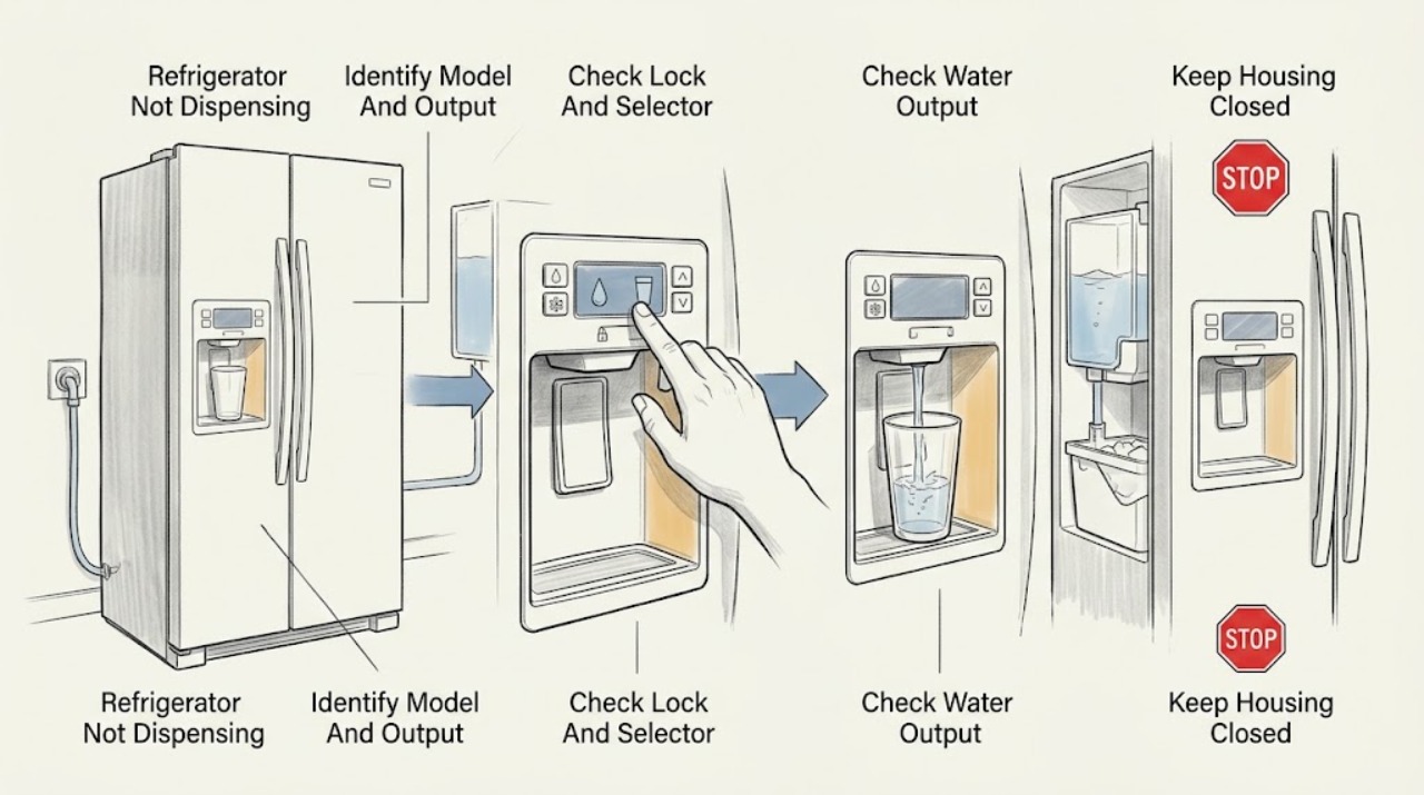Refrigerator Not Dispensing