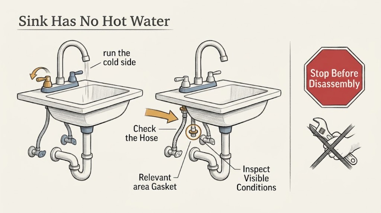Sink Has No Hot Water
