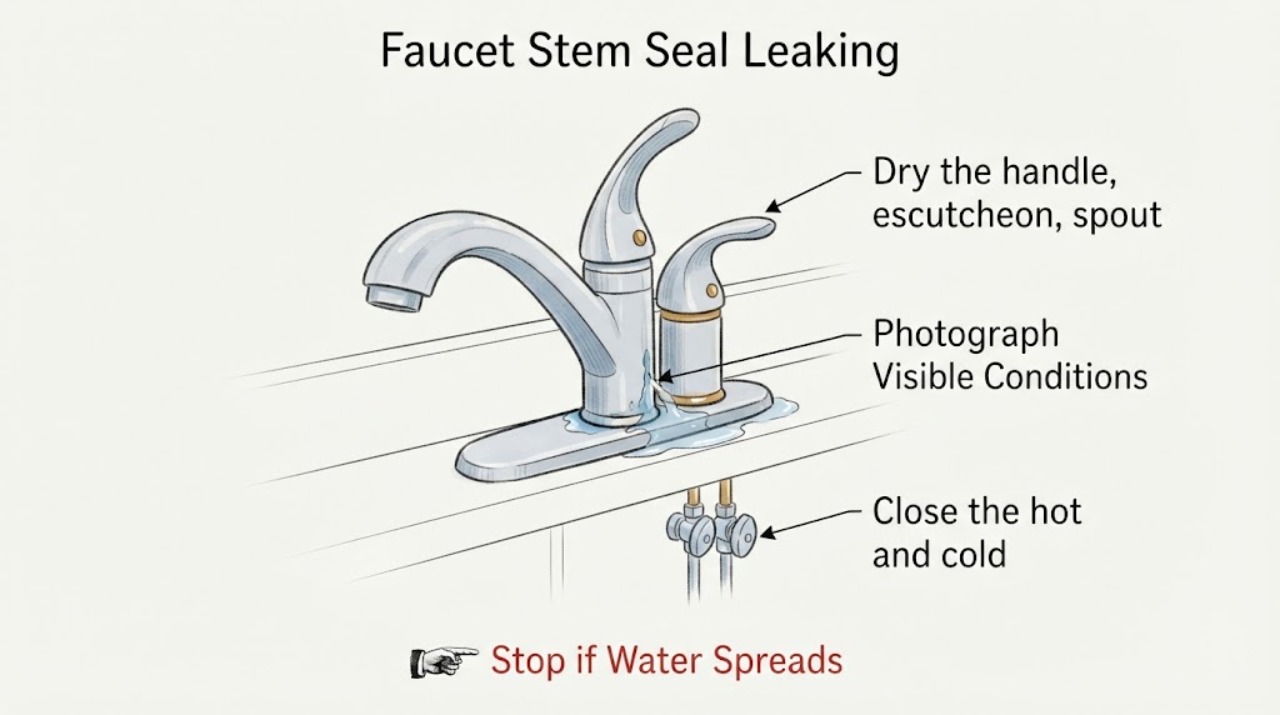 Faucet Stem Seal Leaking