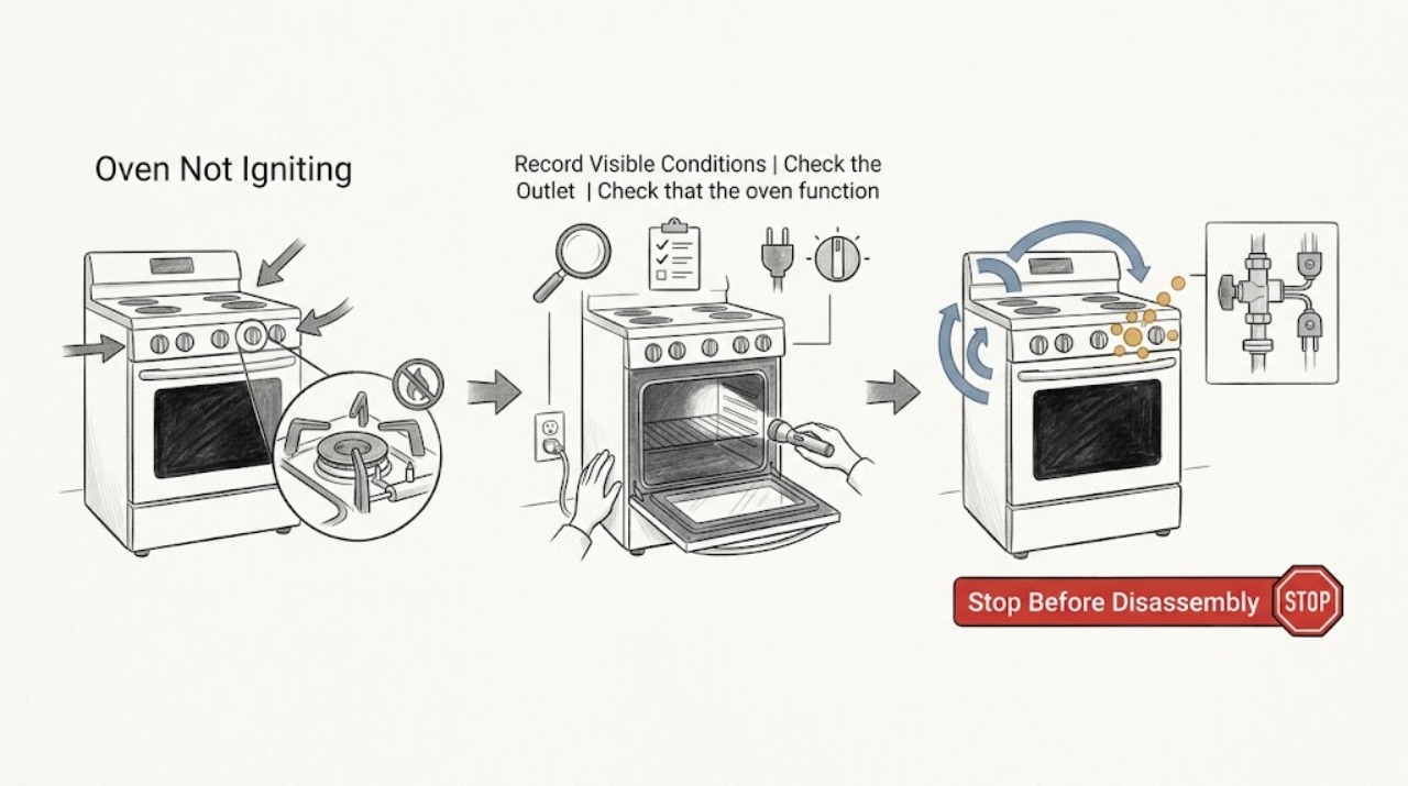 Oven Not Igniting