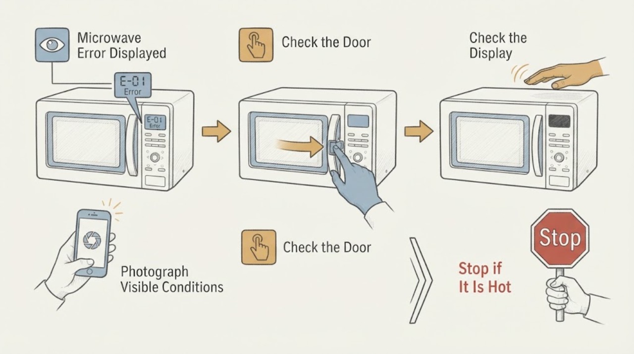Microwave Error Displayed