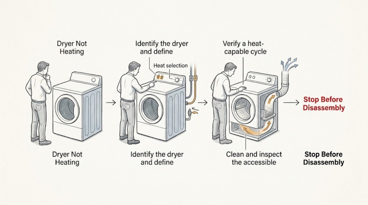 Dryer Not Heating