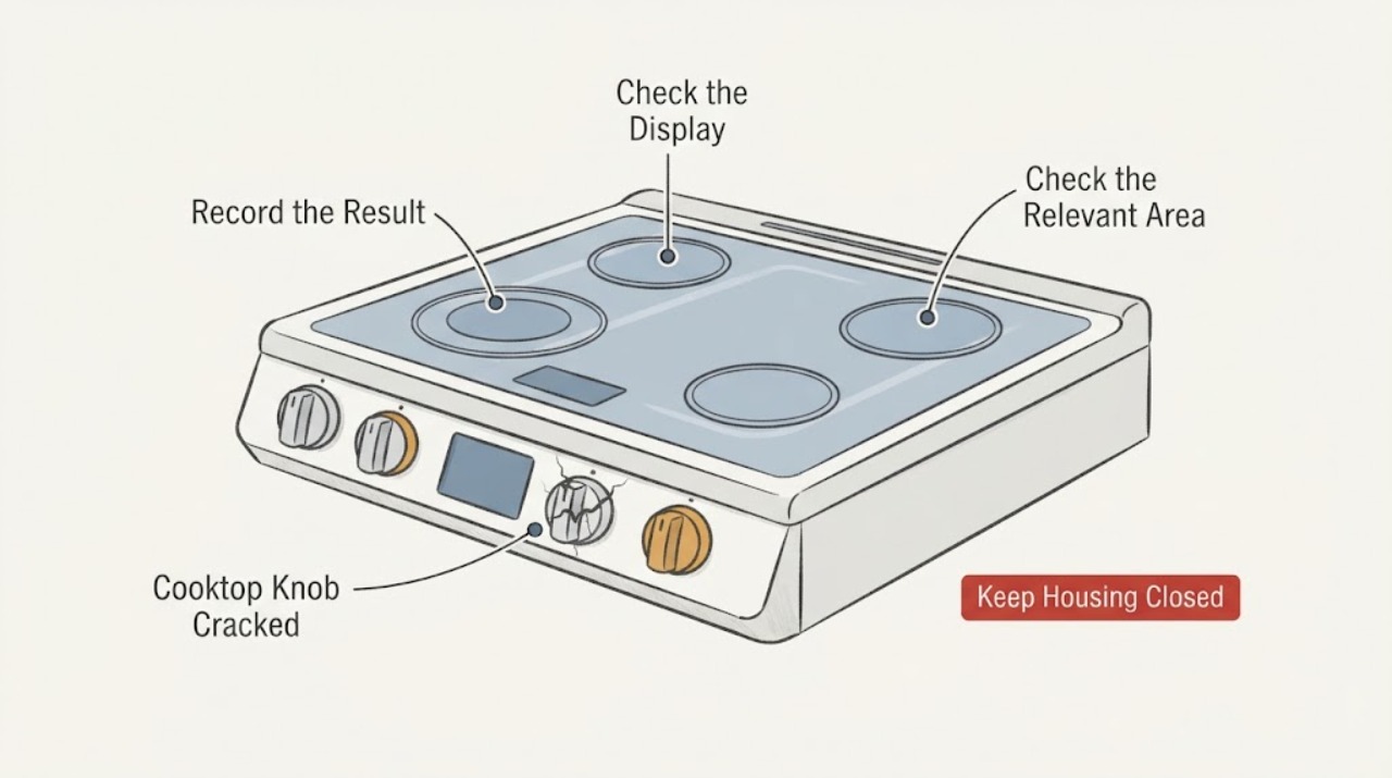 Cooktop Knob Cracked