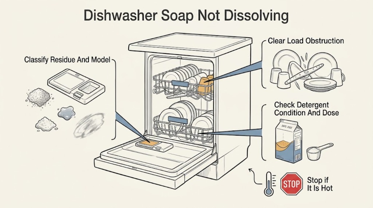 Dishwasher Soap Not Dissolving