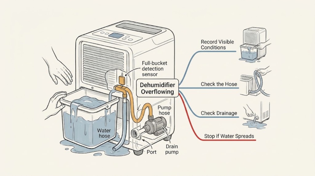 Dehumidifier Overflowing