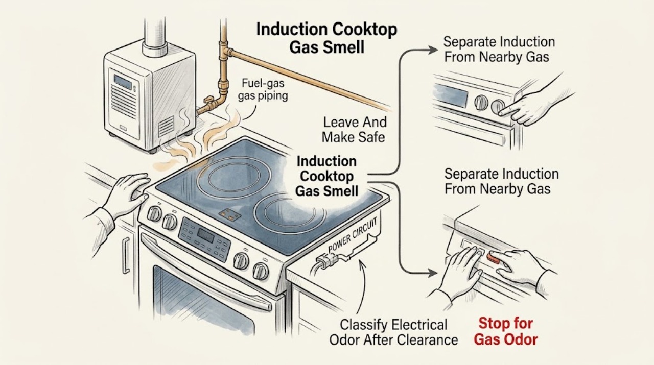 Induction Cooktop Gas Smell