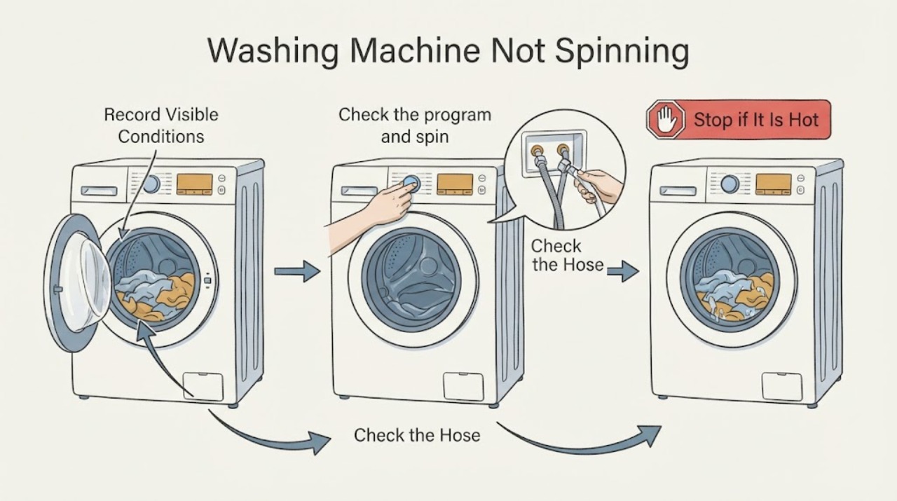 Washing Machine Not Spinning