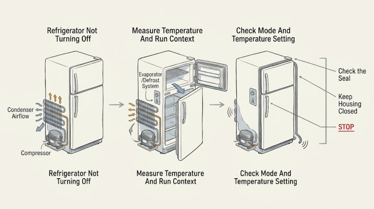 Refrigerator Not Turning Off