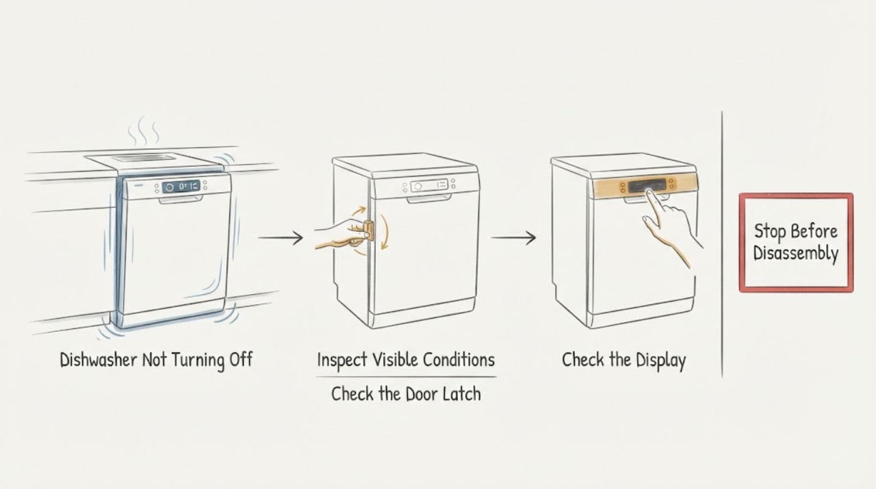 Dishwasher Not Turning Off