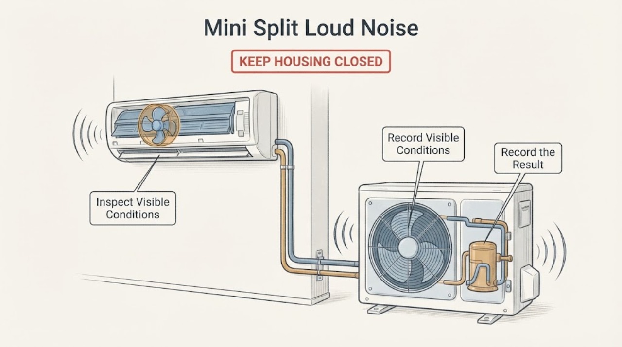 Mini Split Loud Noise