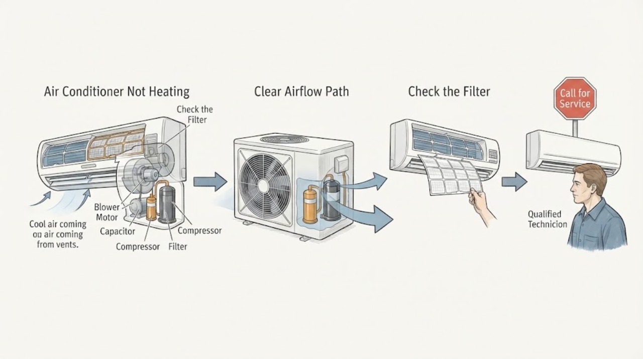 Air Conditioner Not Heating