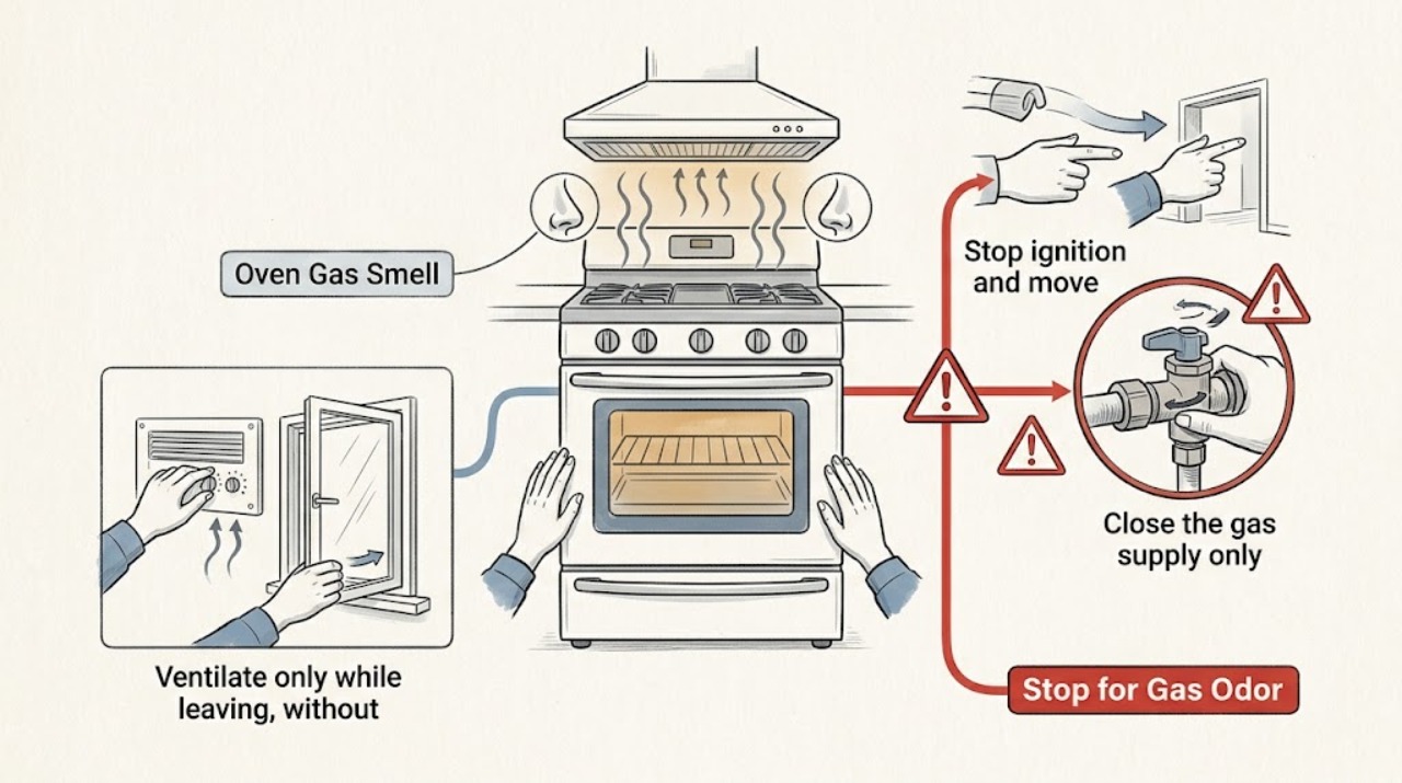 Oven Gas Smell