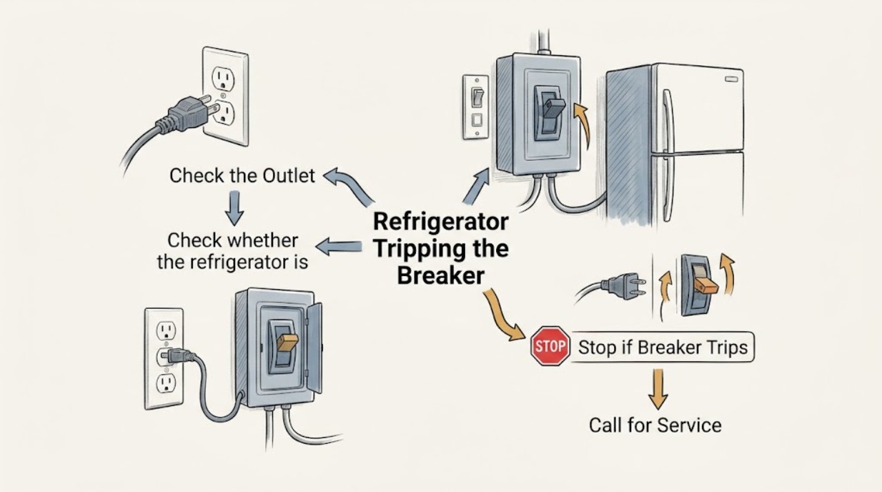 Refrigerator Tripping the Breaker