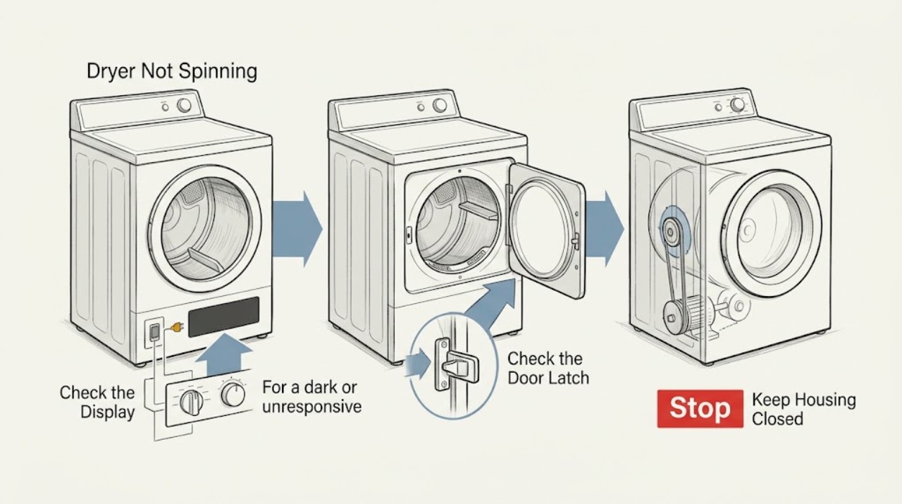 Dryer Not Spinning