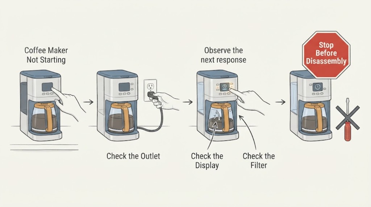 Coffee Maker Not Starting