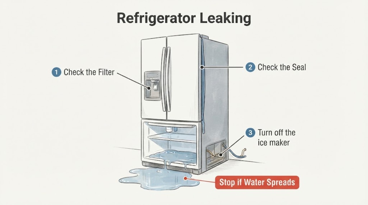 Refrigerator Leaking