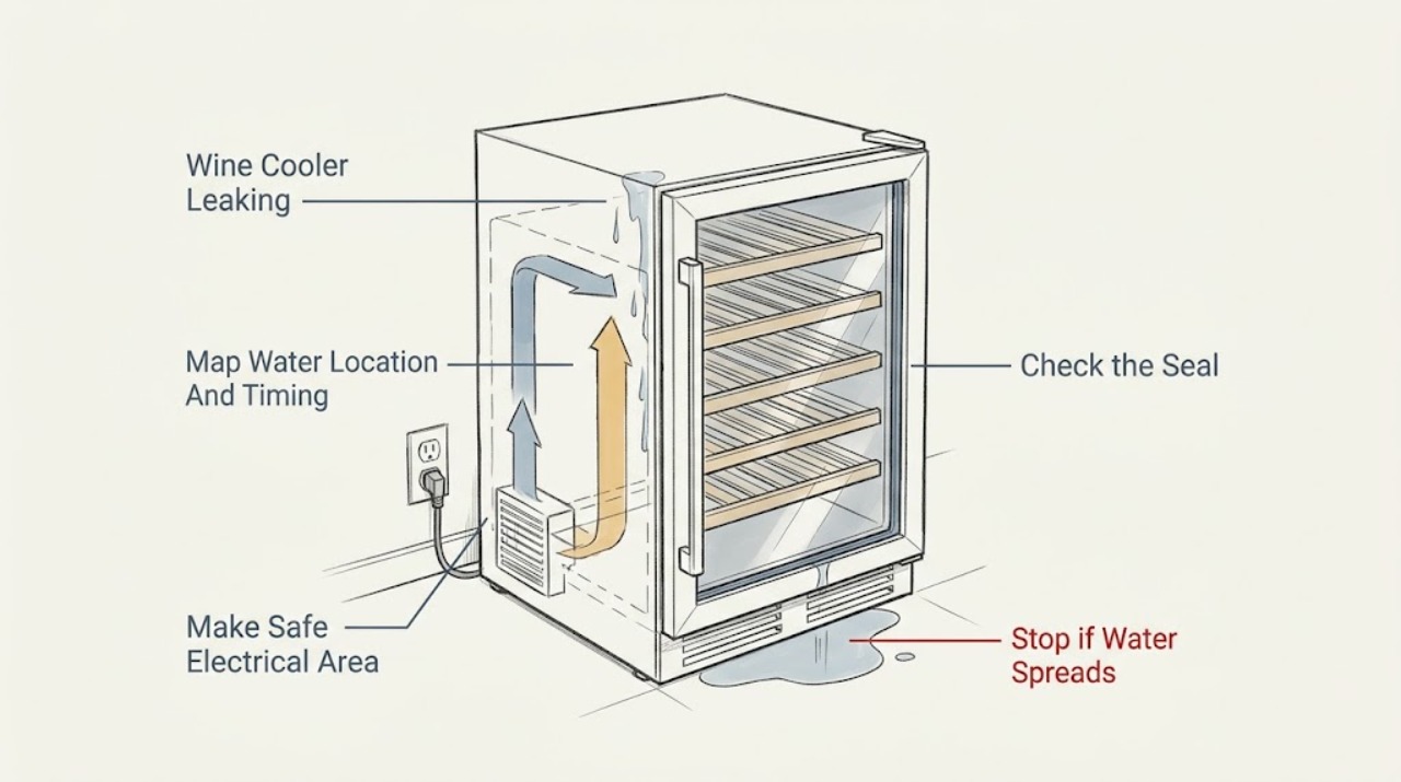 Wine Cooler Leaking
