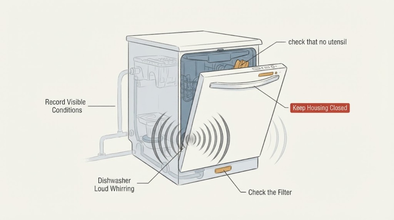 Dishwasher Loud Whirring