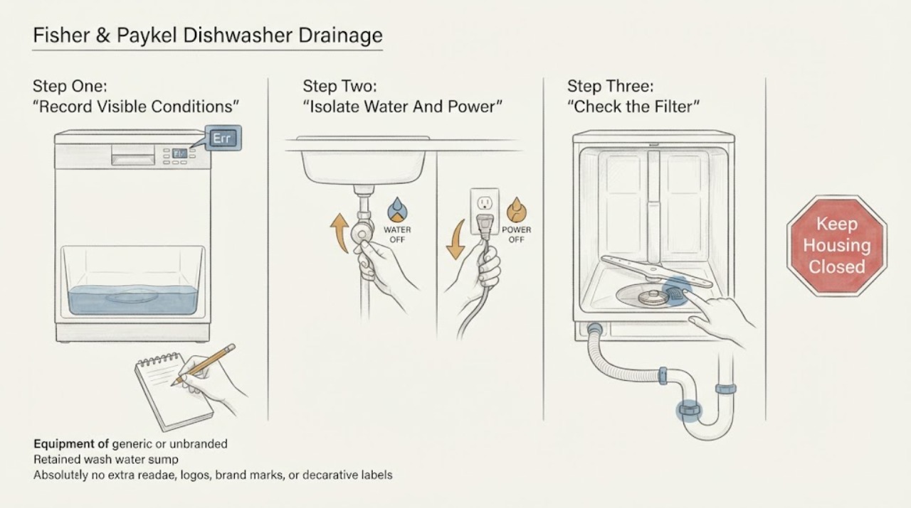 Fisher & Paykel Dishwasher Drainage