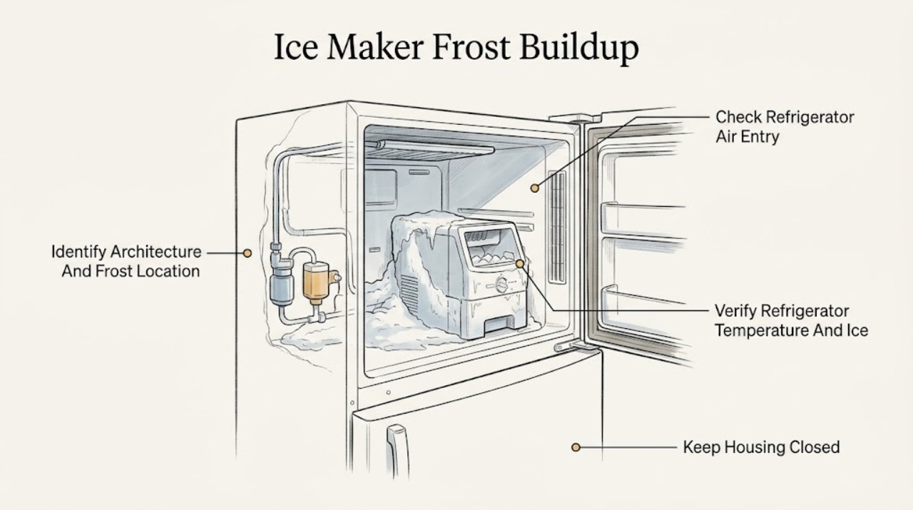 Ice Maker Frost Buildup