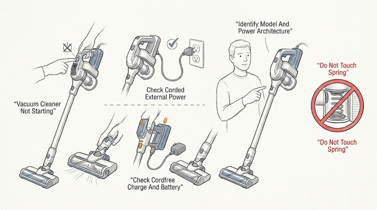 Vacuum Cleaner Not Starting