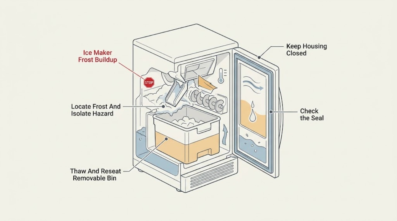 Ice Maker Frost Buildup