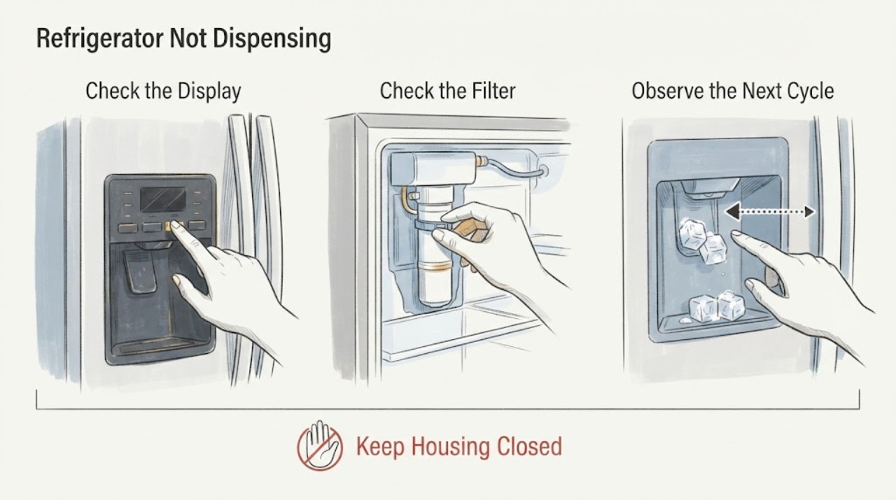 Refrigerator Not Dispensing