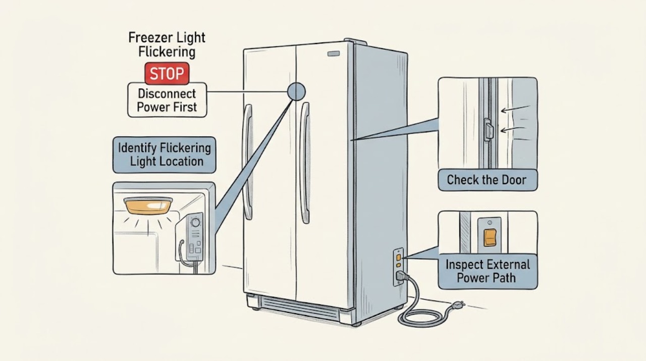 Freezer Light Flickering