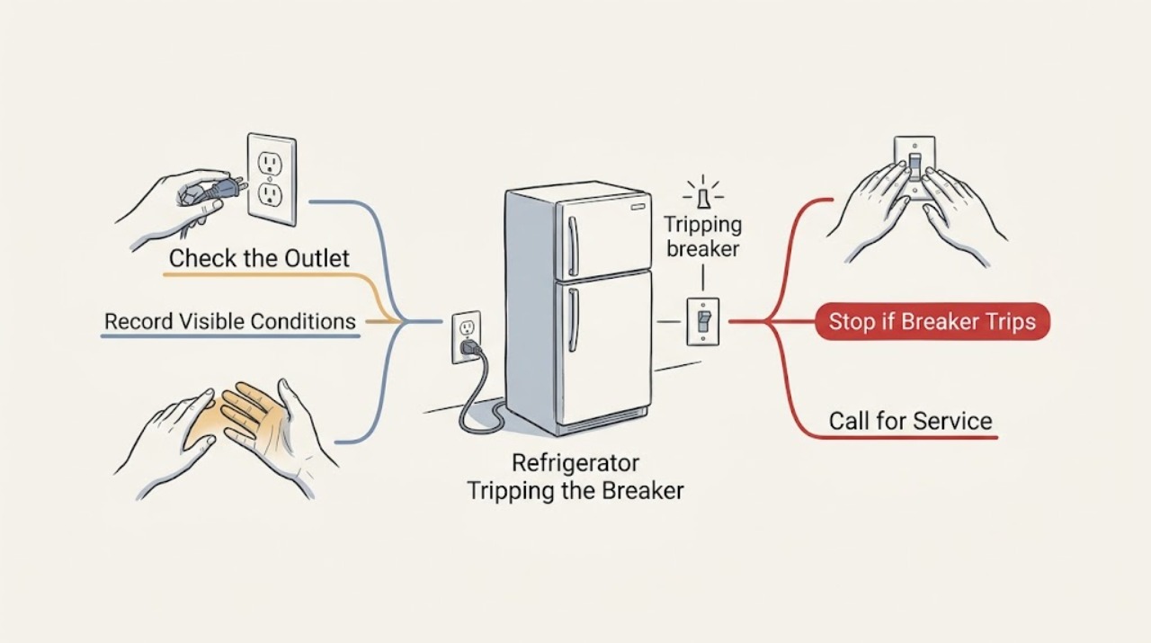 Refrigerator Tripping the Breaker