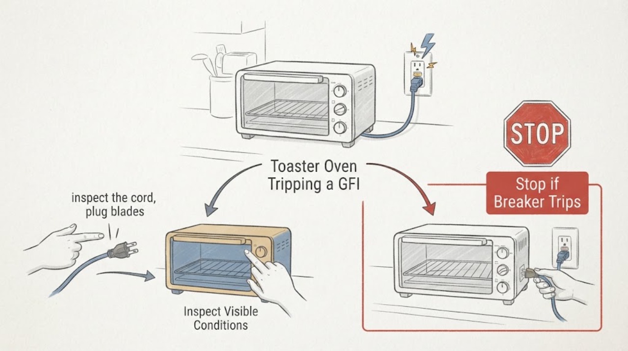 Toaster Oven Tripping a GFI