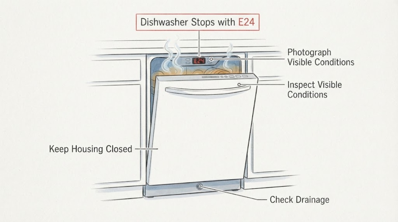 Dishwasher Stops with E24