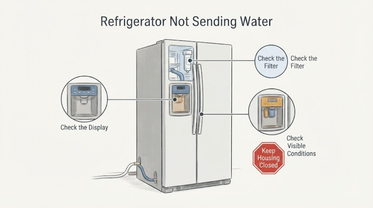 Refrigerator Not Sending Water