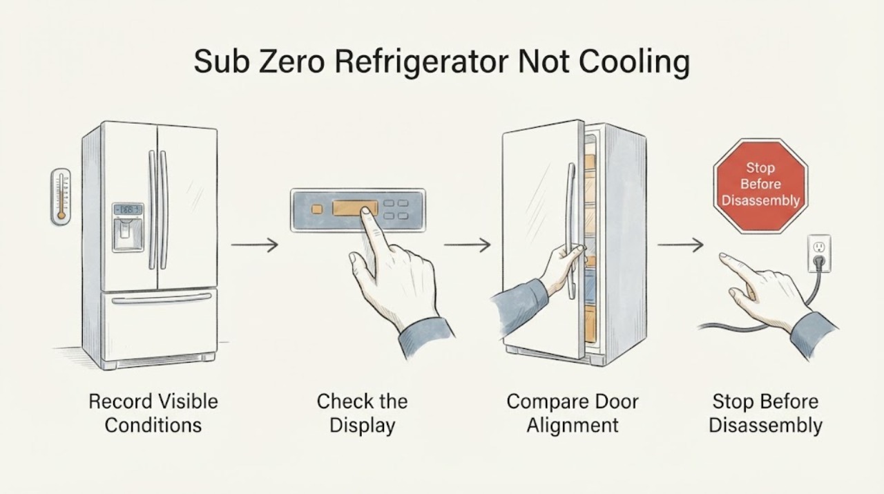Sub Zero Refrigerator Not Cooling