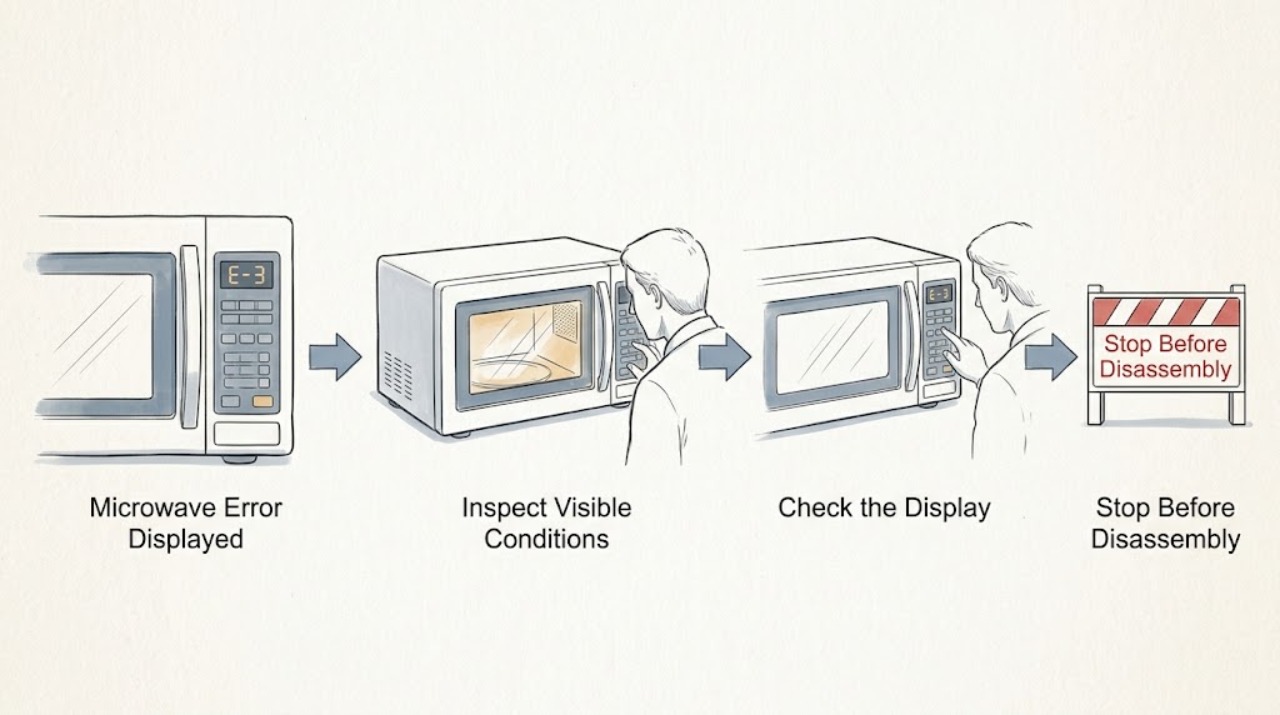 Microwave Error Displayed