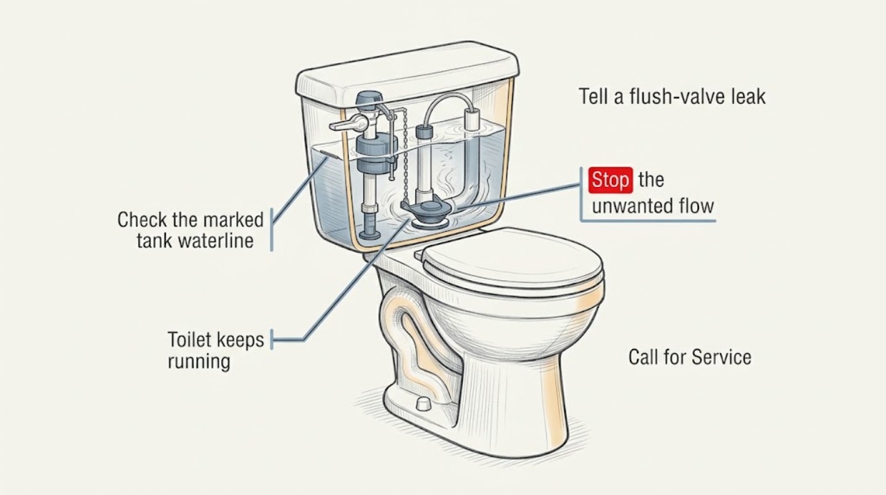Toilet keeps running