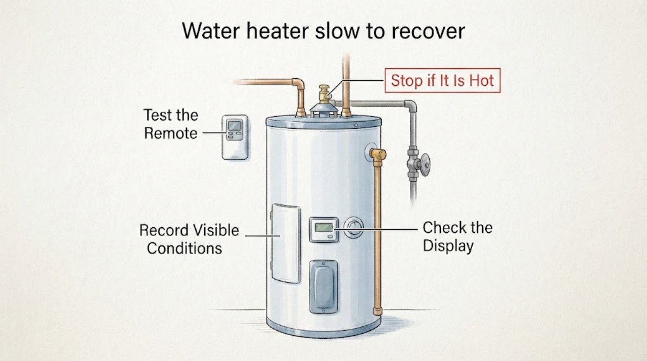 Water heater slow to recover