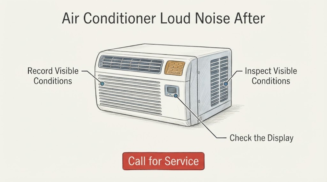 Air Conditioner Loud Noise After