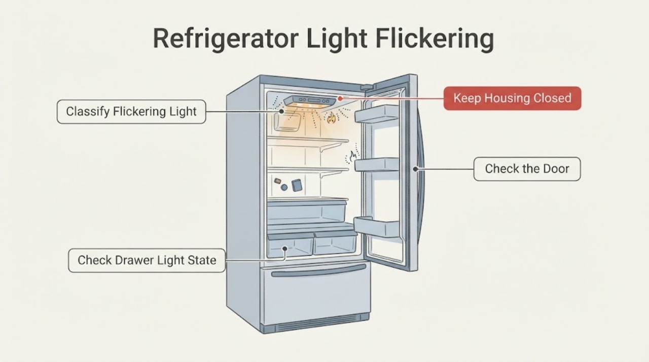 Refrigerator Light Flickering