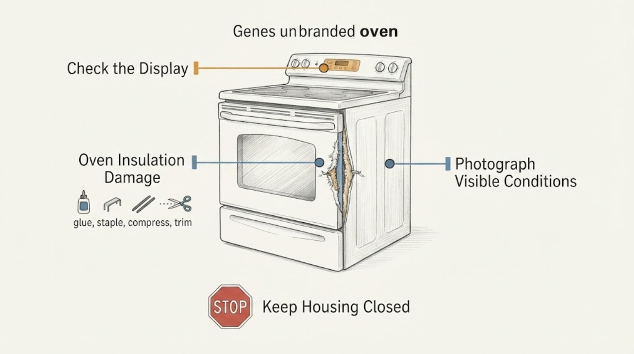 Oven Insulation Damage