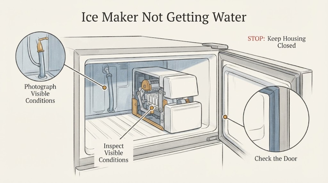 Ice Maker Not Getting Water
