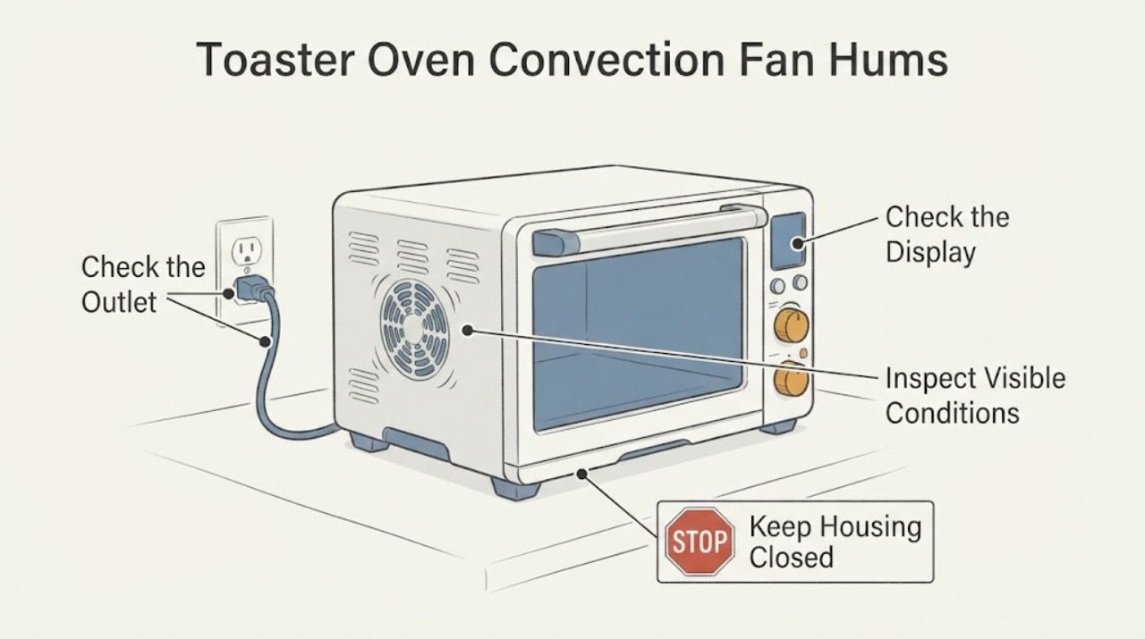 Toaster Oven Convection Fan Hums