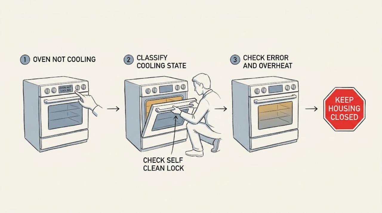 Oven Not Cooling
