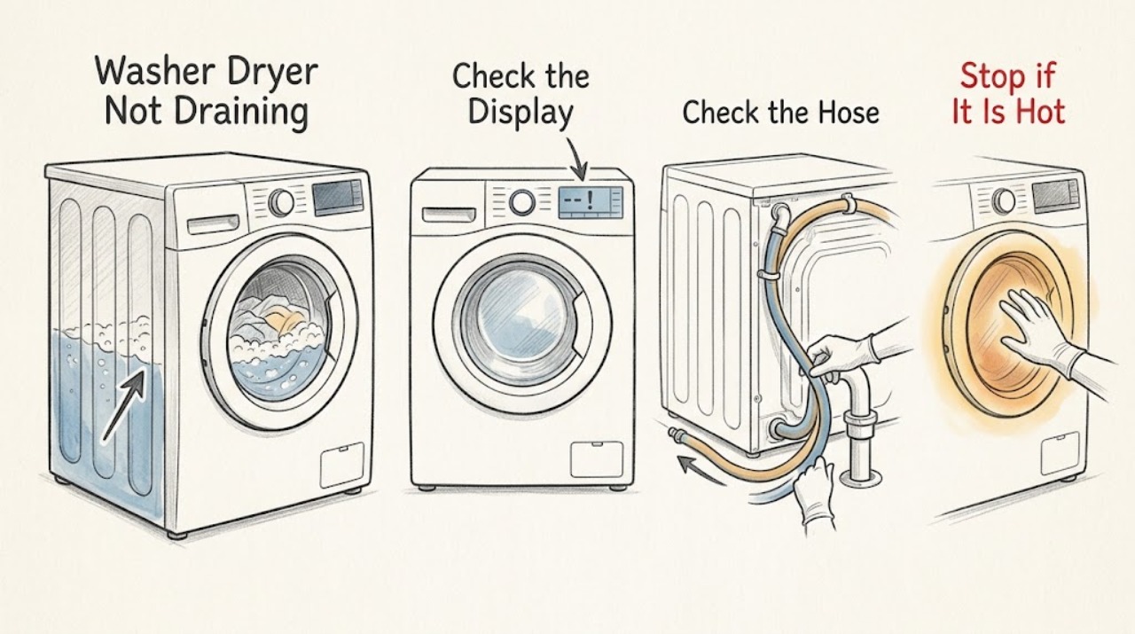 Washer Dryer Not Draining