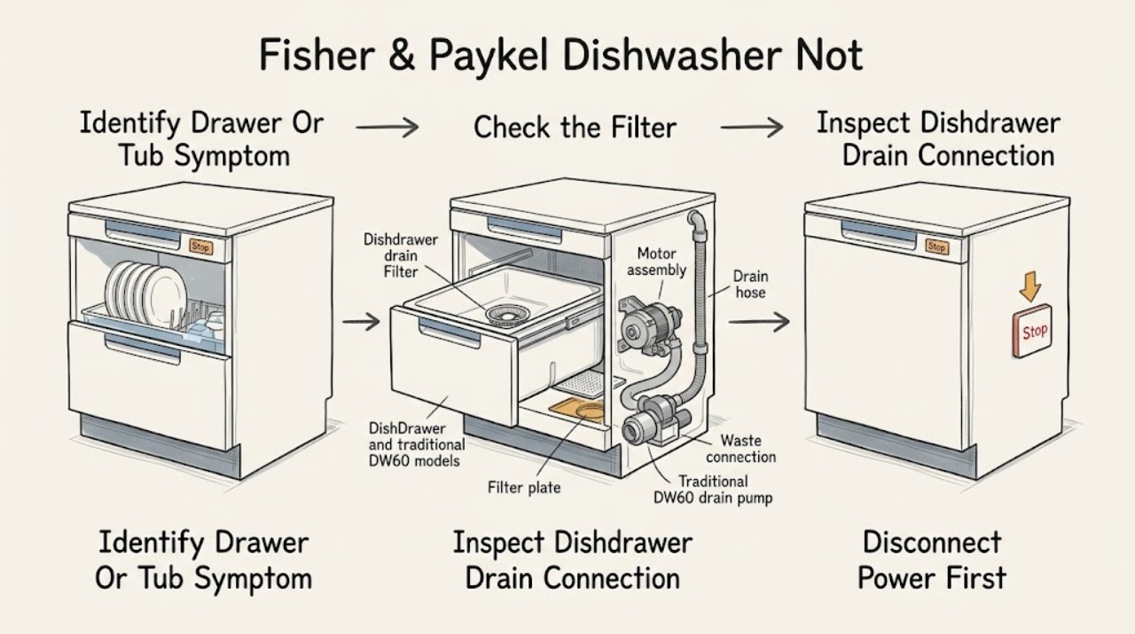 Fisher & Paykel Dishwasher Not