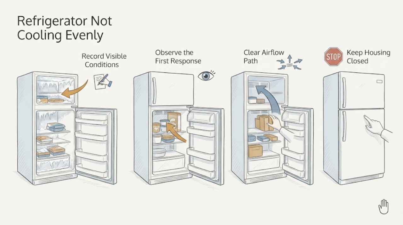 Refrigerator Not Cooling Evenly