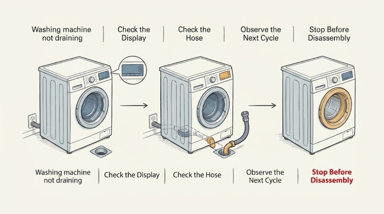 Washing machine not draining