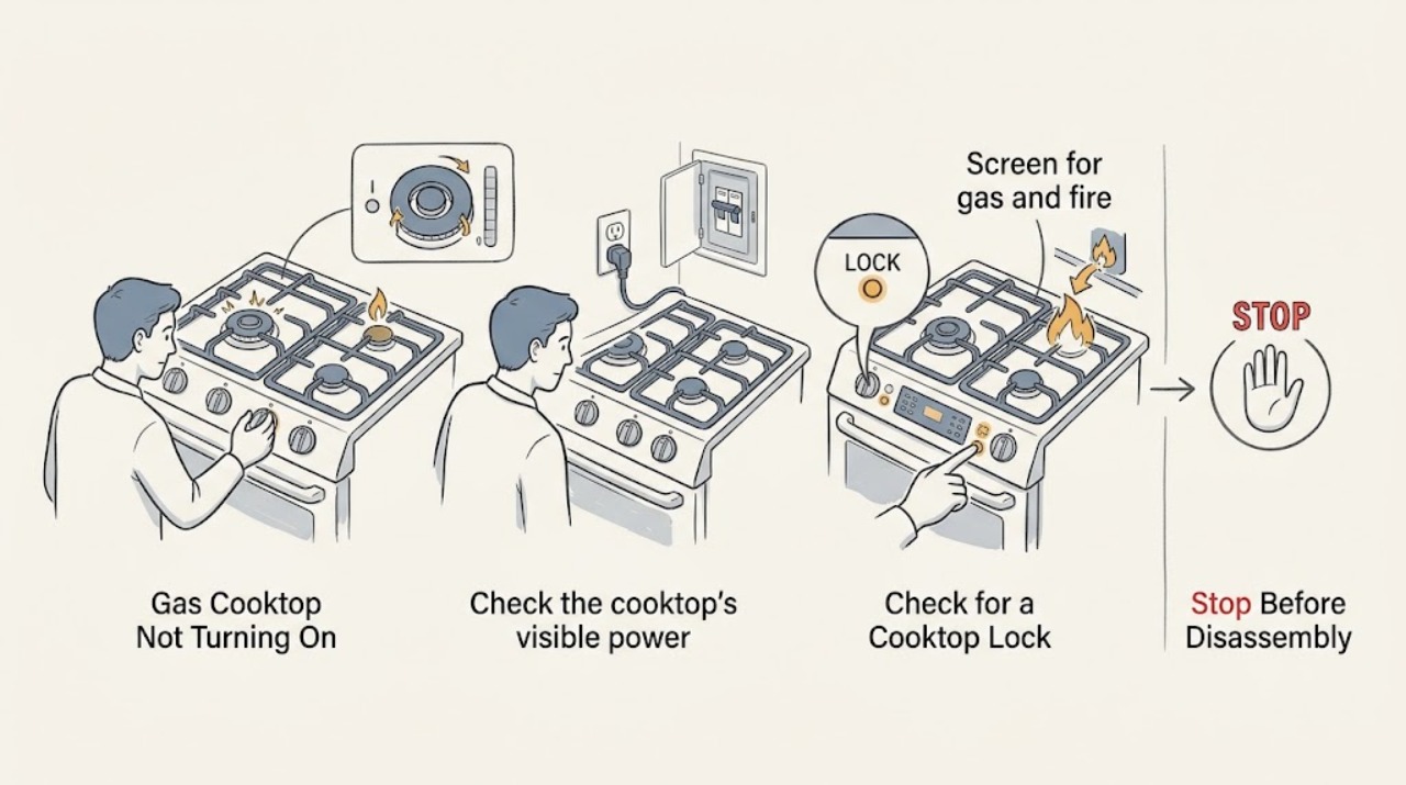 Gas Cooktop Not Turning On